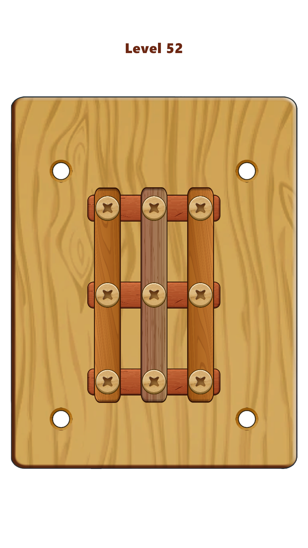 Wood Nuts & Bolts Puzzle Game Screenshot