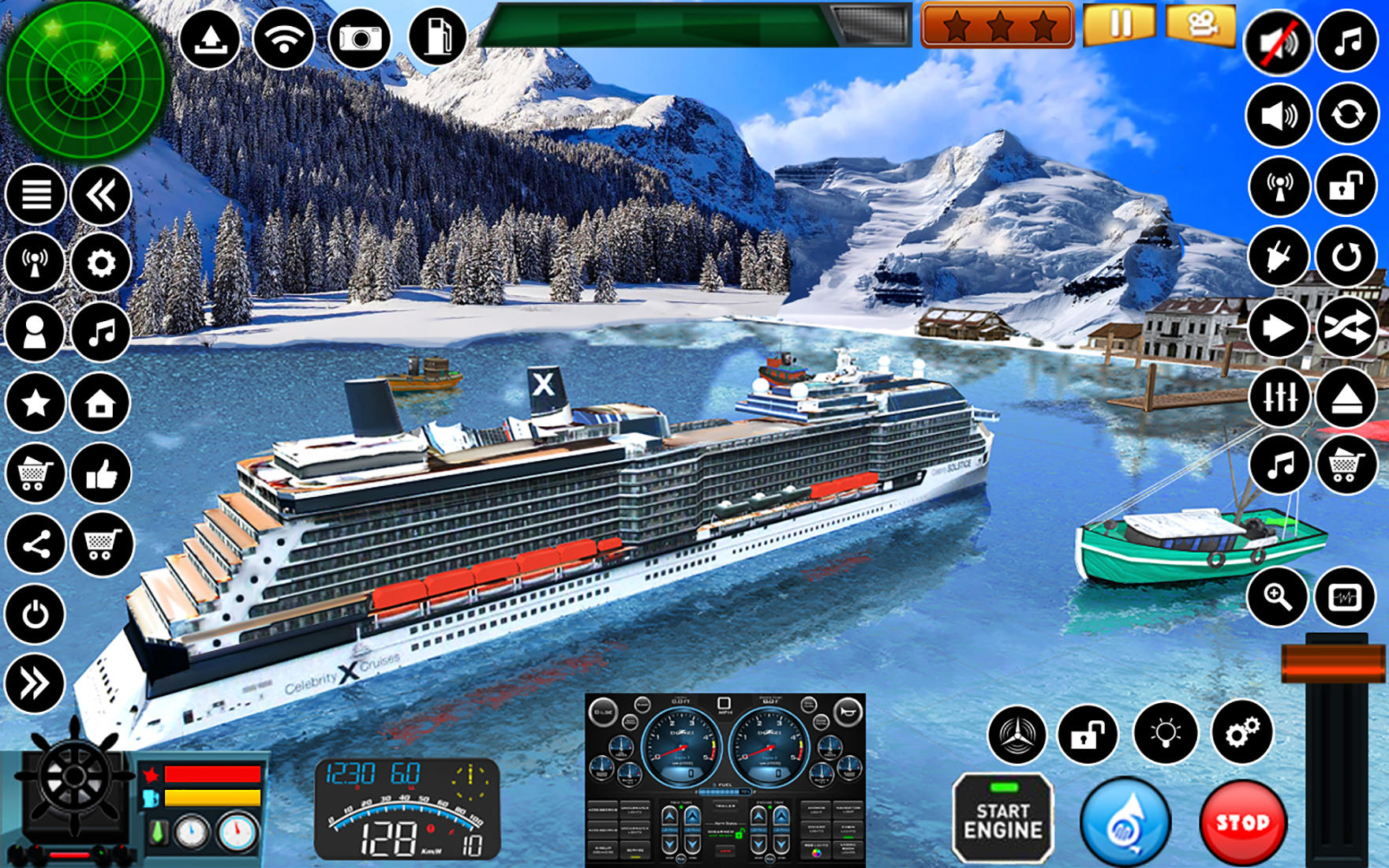 Ship Games Fish Boat Game Screenshot