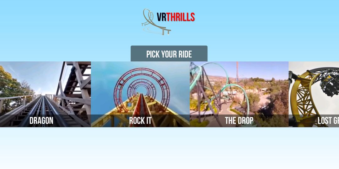 VR Thrills Roller Coaster Game screenshot game