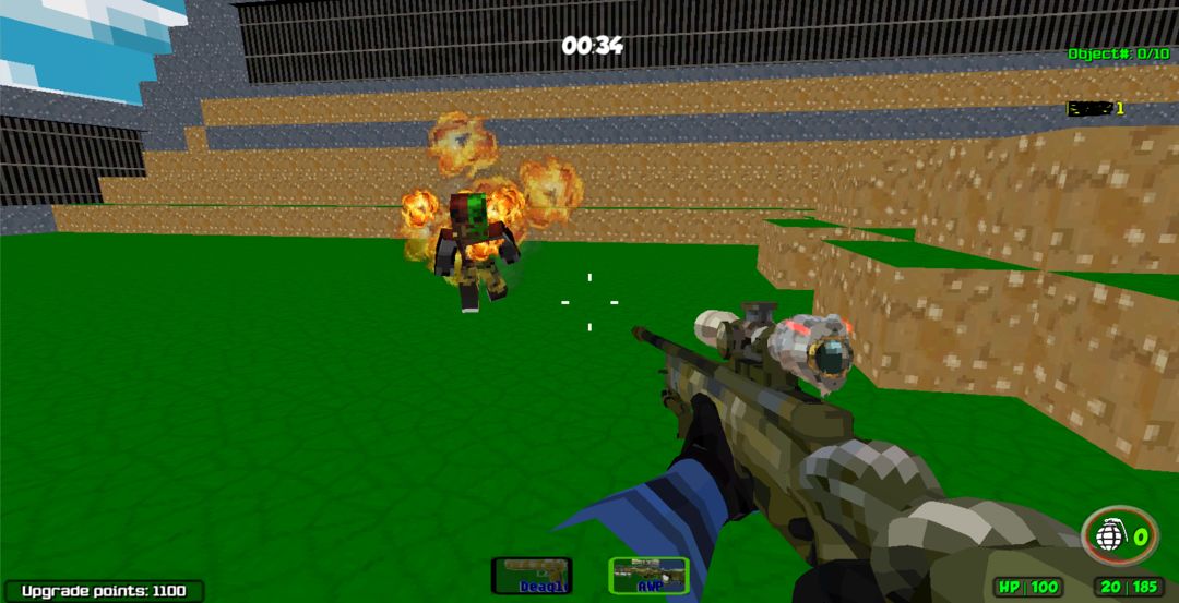 Blocky Combat Swat Offline screenshot game