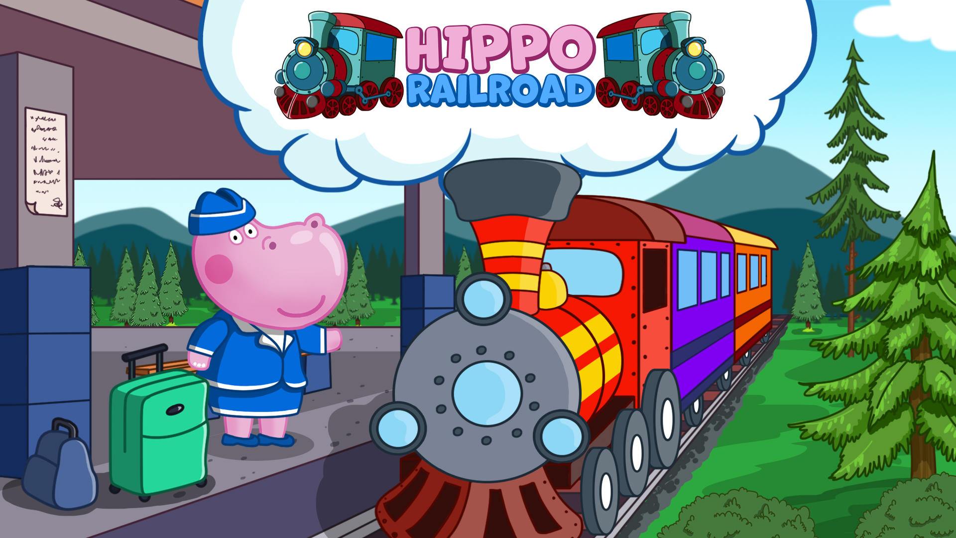 Screenshot 1 of Hippo: Istasyon ng tren 1.5.6