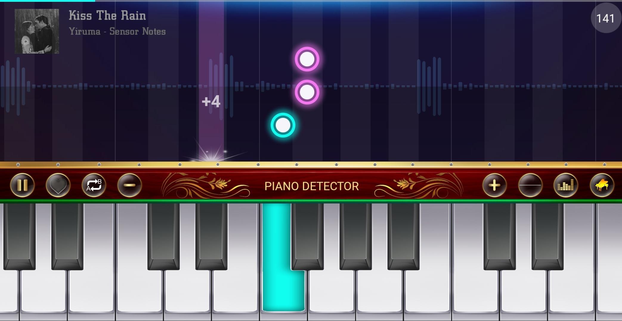 Screenshot 1 of ピアノ検出器: バーチャル ピアノ 6.9
