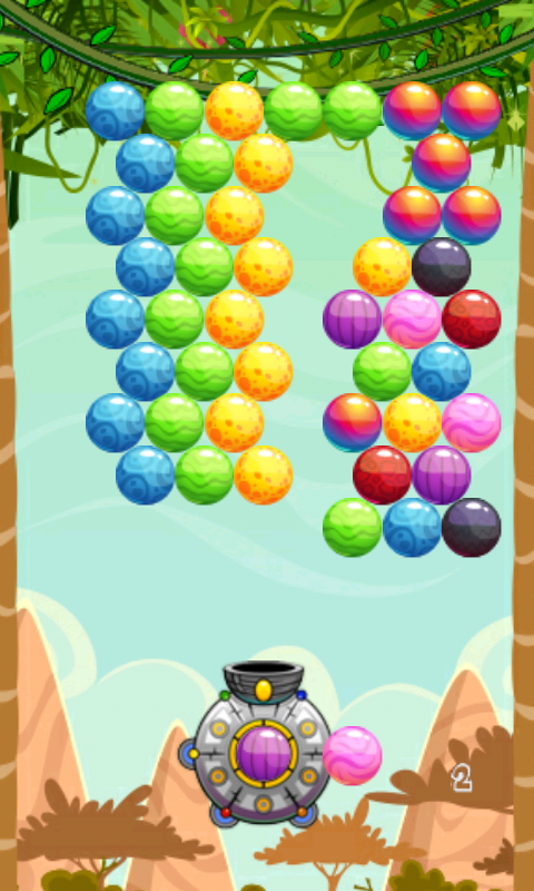 Cuplikan Layar Game Magic Forest Bubble Shooter