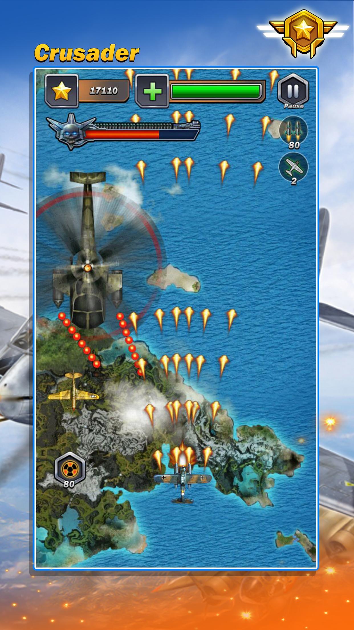 Screenshot 1 of Máy bay chiến đấu Galaxy Raiden - Biệt đội 3.5