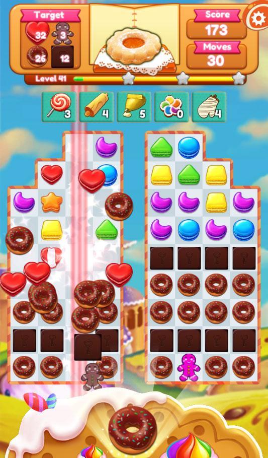 Captura de Tela do Jogo Cooking Jam - Match 3 Games for Cookie