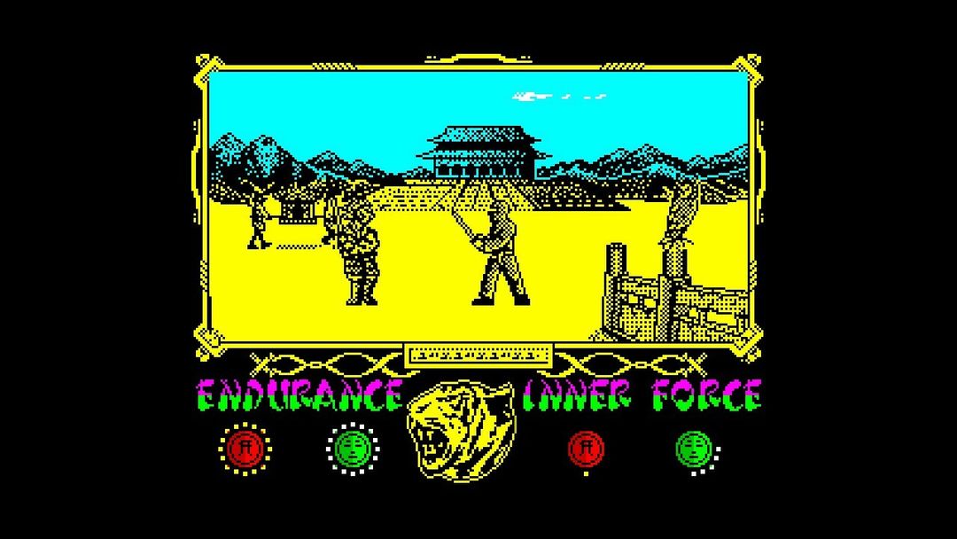 Screenshot of The Way of the Tiger (CPC/Spectrum)