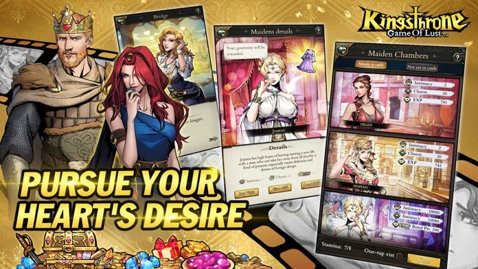 King's Throne: Game of Lust screenshot game