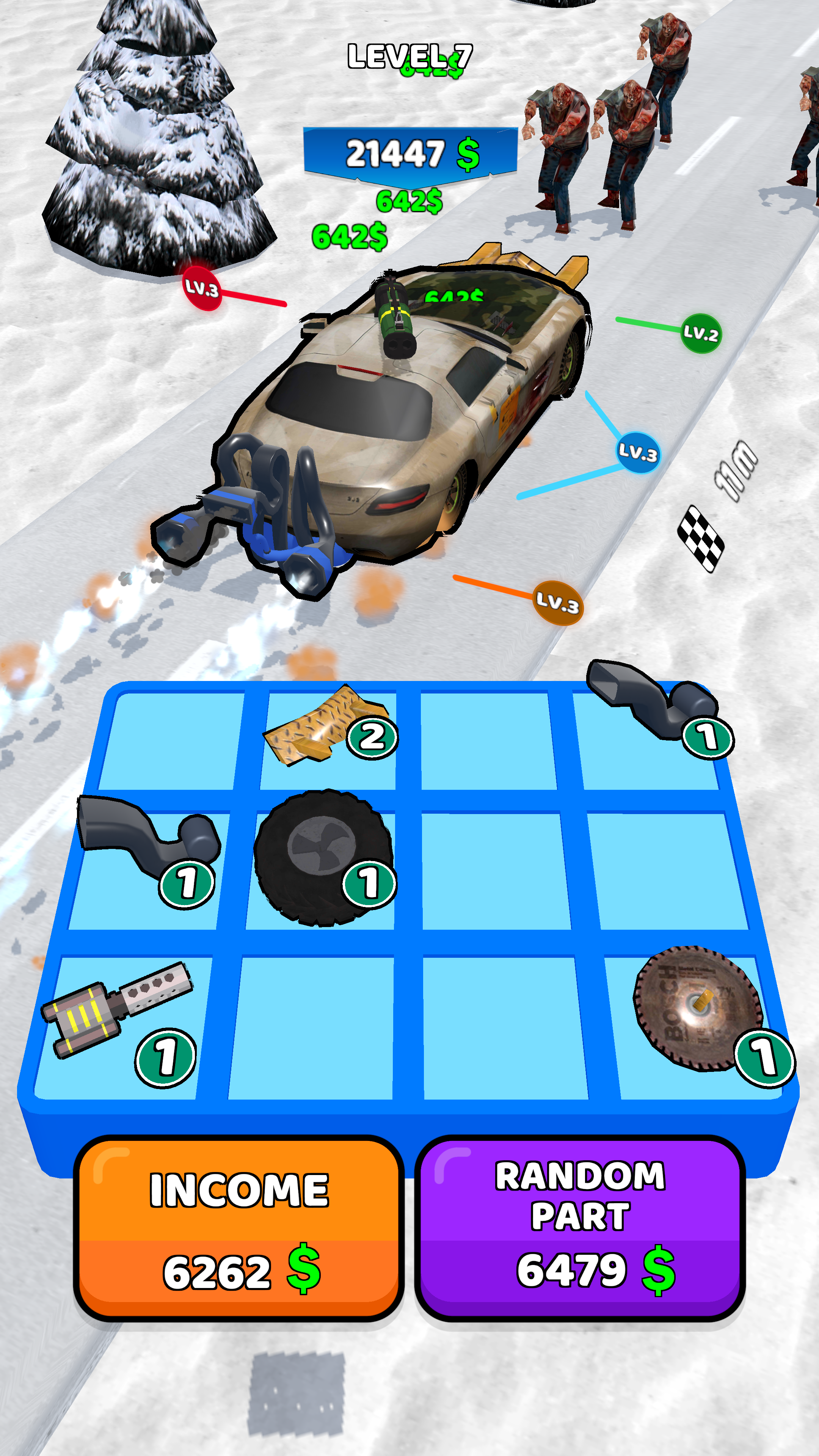 Screenshot of Zombie Car!