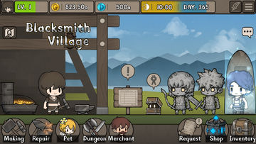 Cuplikan Layar Game Blacksmith Village