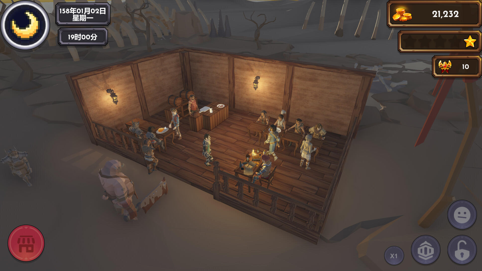 Traveler's Tavern ภาพหน้าจอเกม