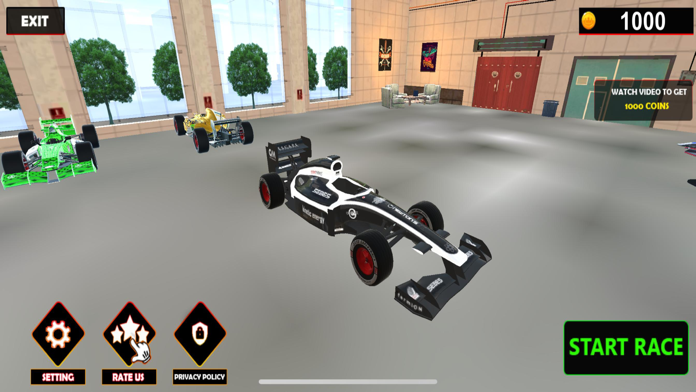 MegaStuntF1CarGames Game Screenshot