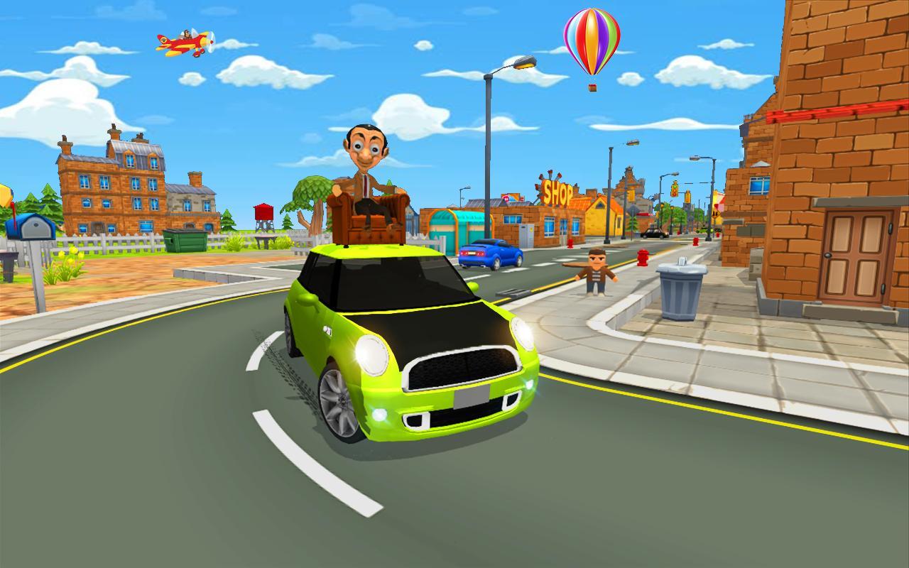 Mr. Pean Car City Adventure - Games for Fun Game Screenshot