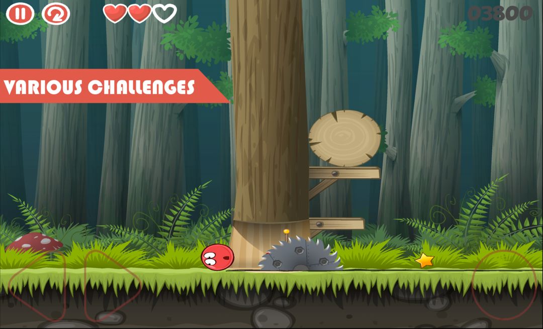 Red Jump Ball 4 Vol 2: Red ball Adventure screenshot game