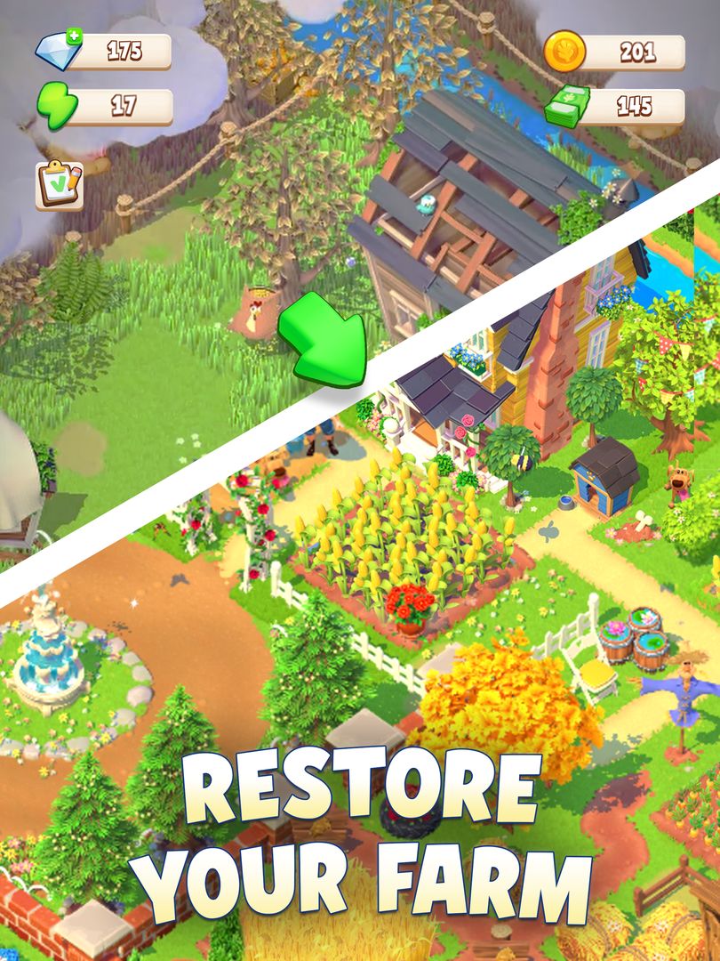 Screenshot of Hay Day Pop: Puzzles & Farms
