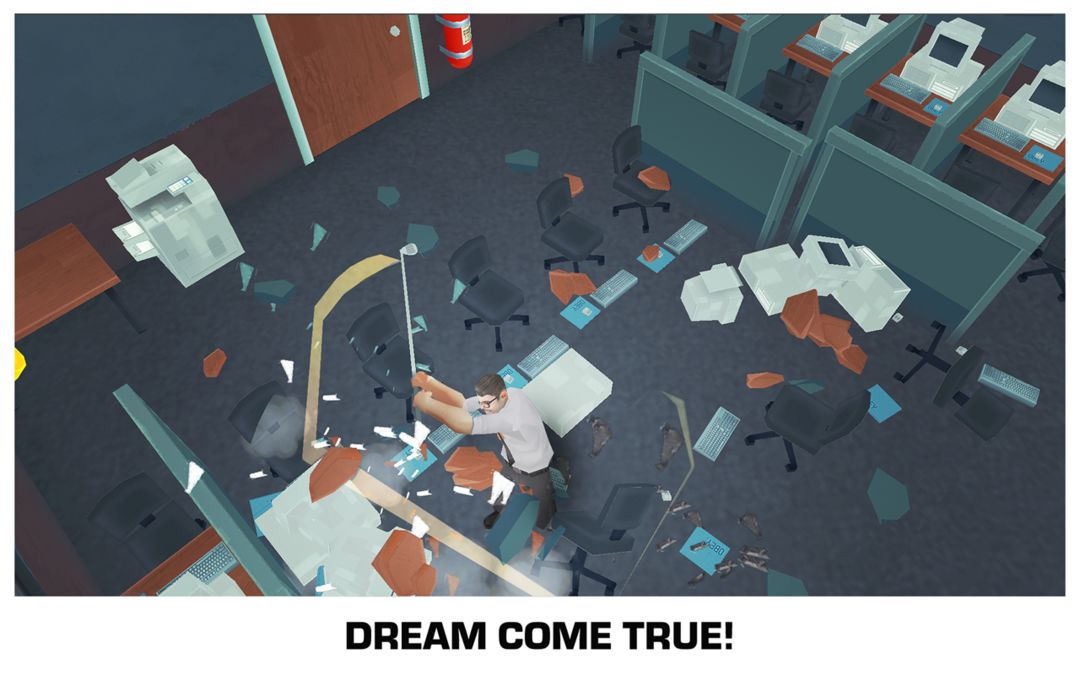 Screenshot of Smash the Office - Stress Fix!