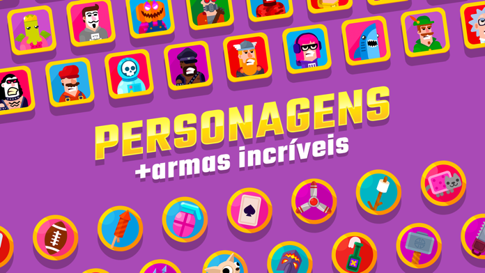 Captura de Tela do Jogo Bowmasters - Multiplayer Game