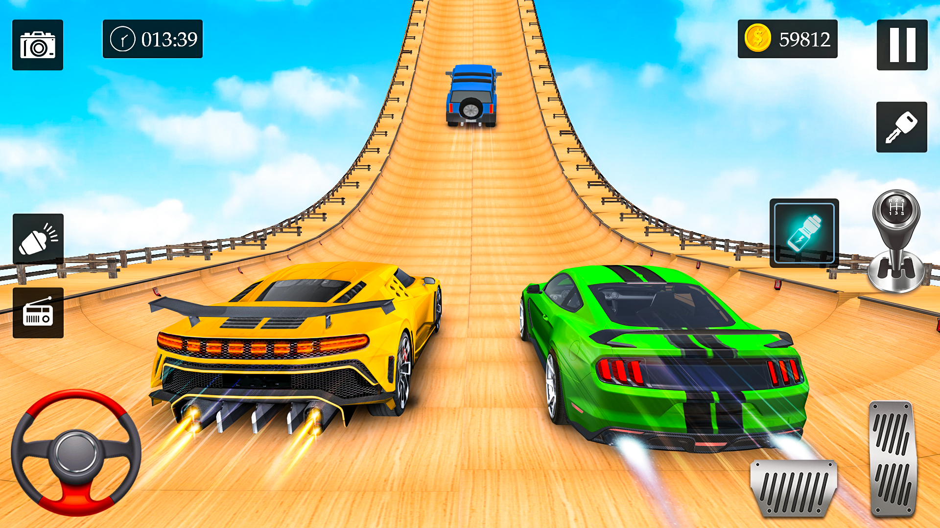 Скриншот игры Ramp Car Stunt Racing Game
