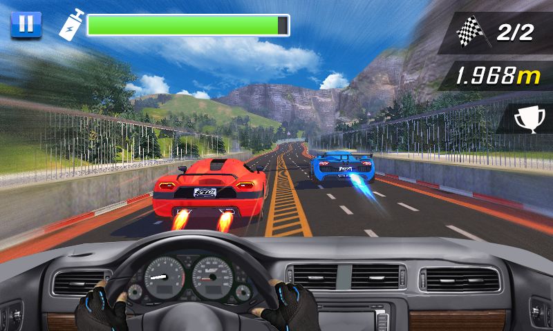 Screenshot of Racing In Car