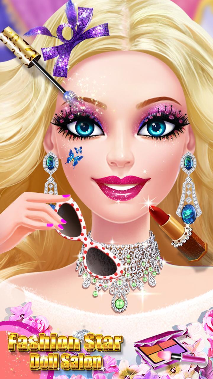 人形変身サロン - Doll Makeover Salon ゲームのスクリーンショット