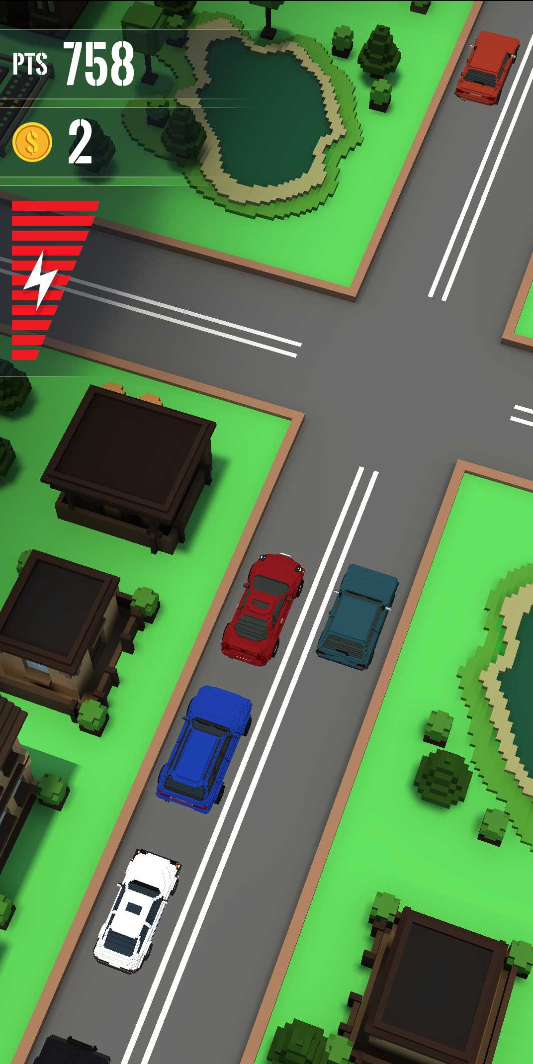 Voxel Pursuit Game Screenshot