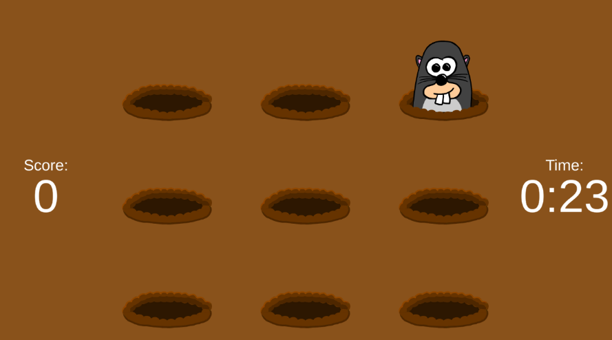 Cuplikan Layar Game Mole Buster