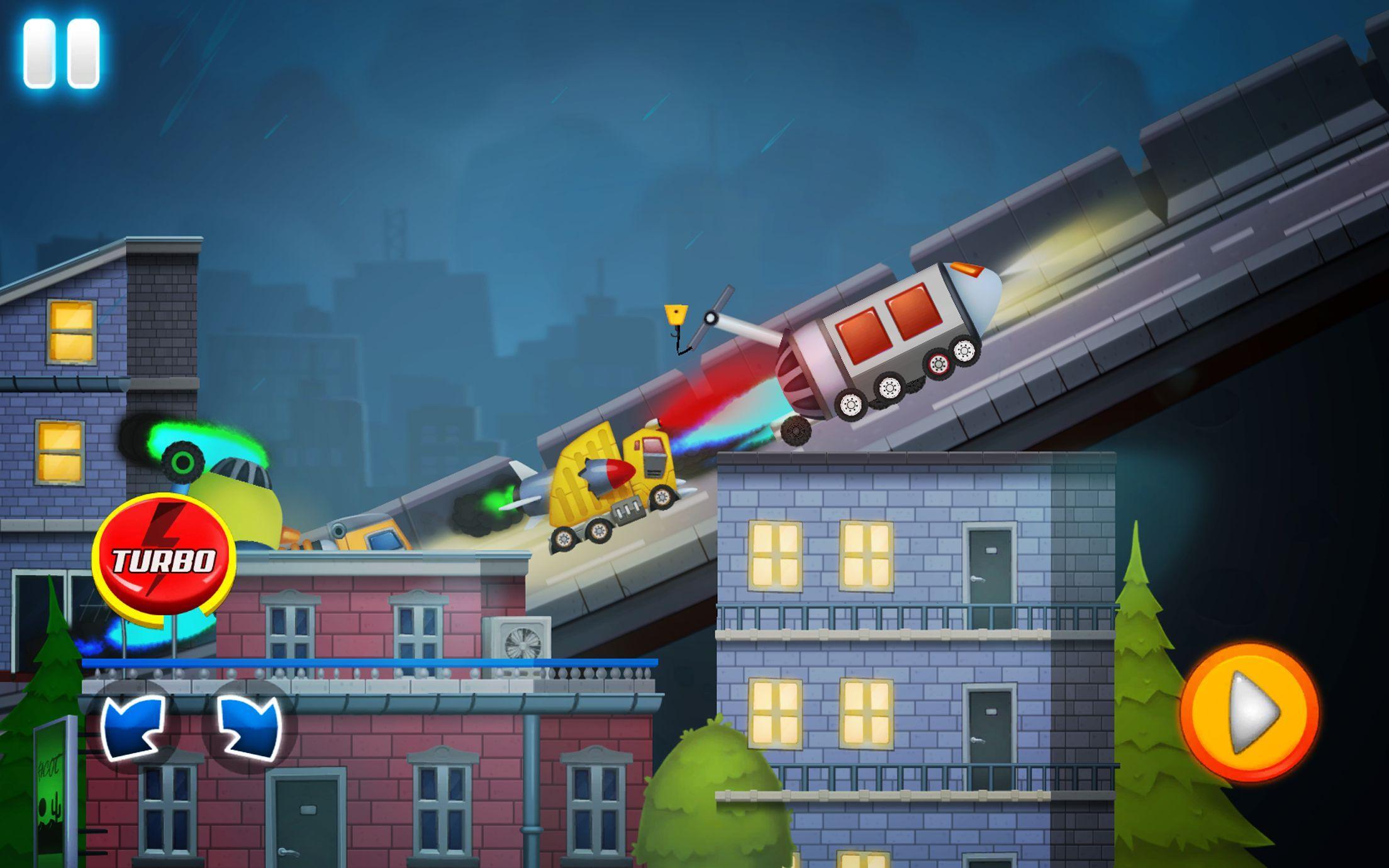 Jet Truck Racing: City Drag Championship Game Screenshot