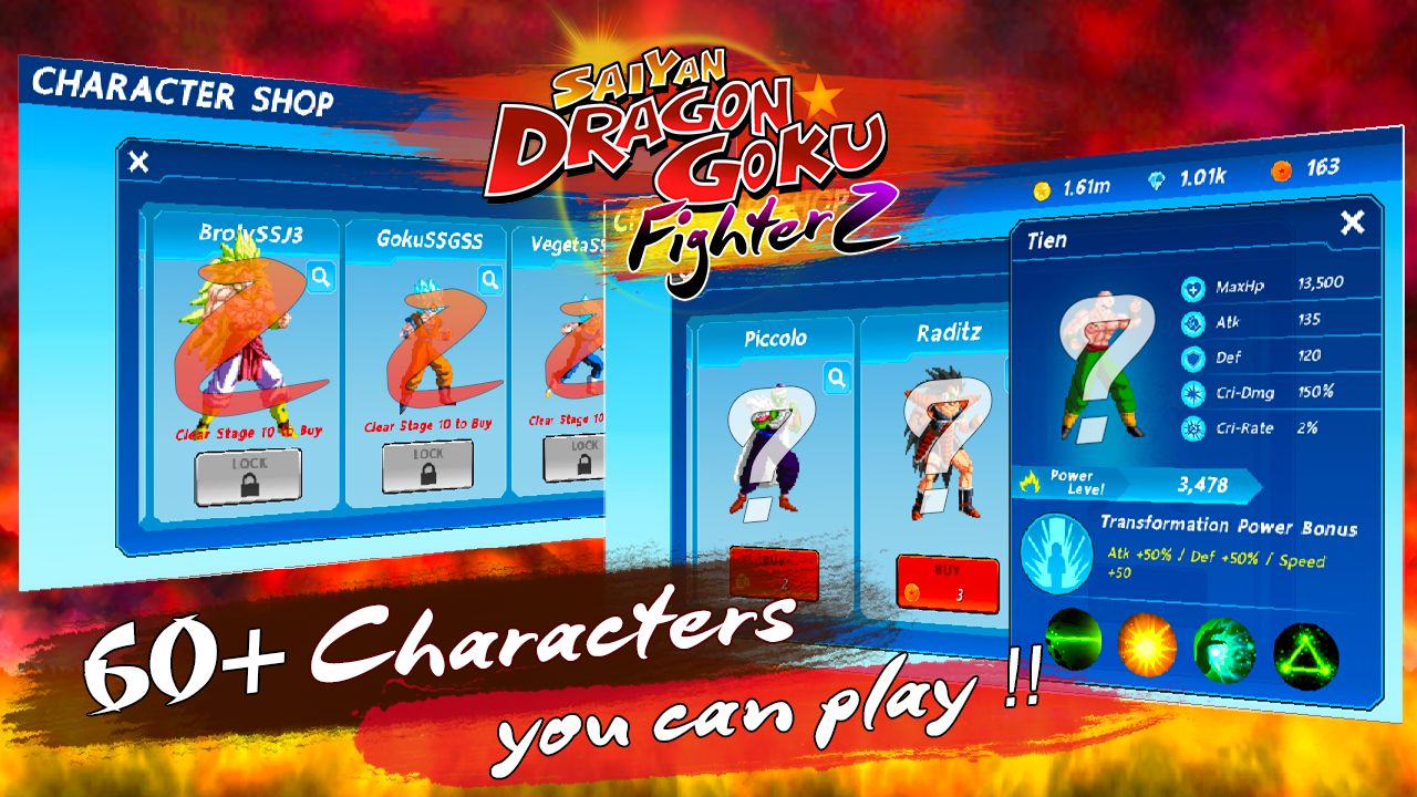 Screenshot of Saiyan Dragon Goku: Fighter Z