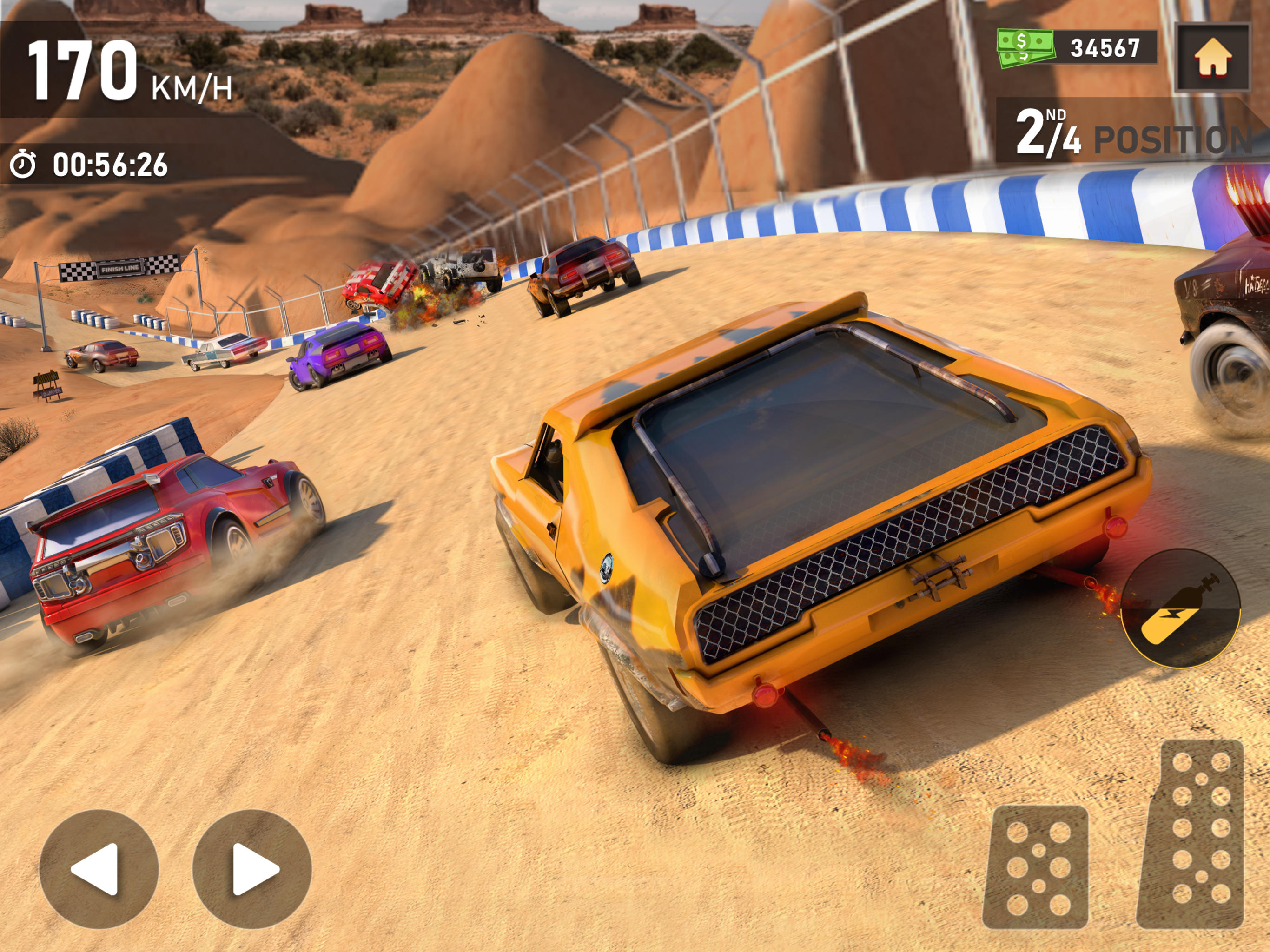 Screenshot of Dirt Track Racing Car Games