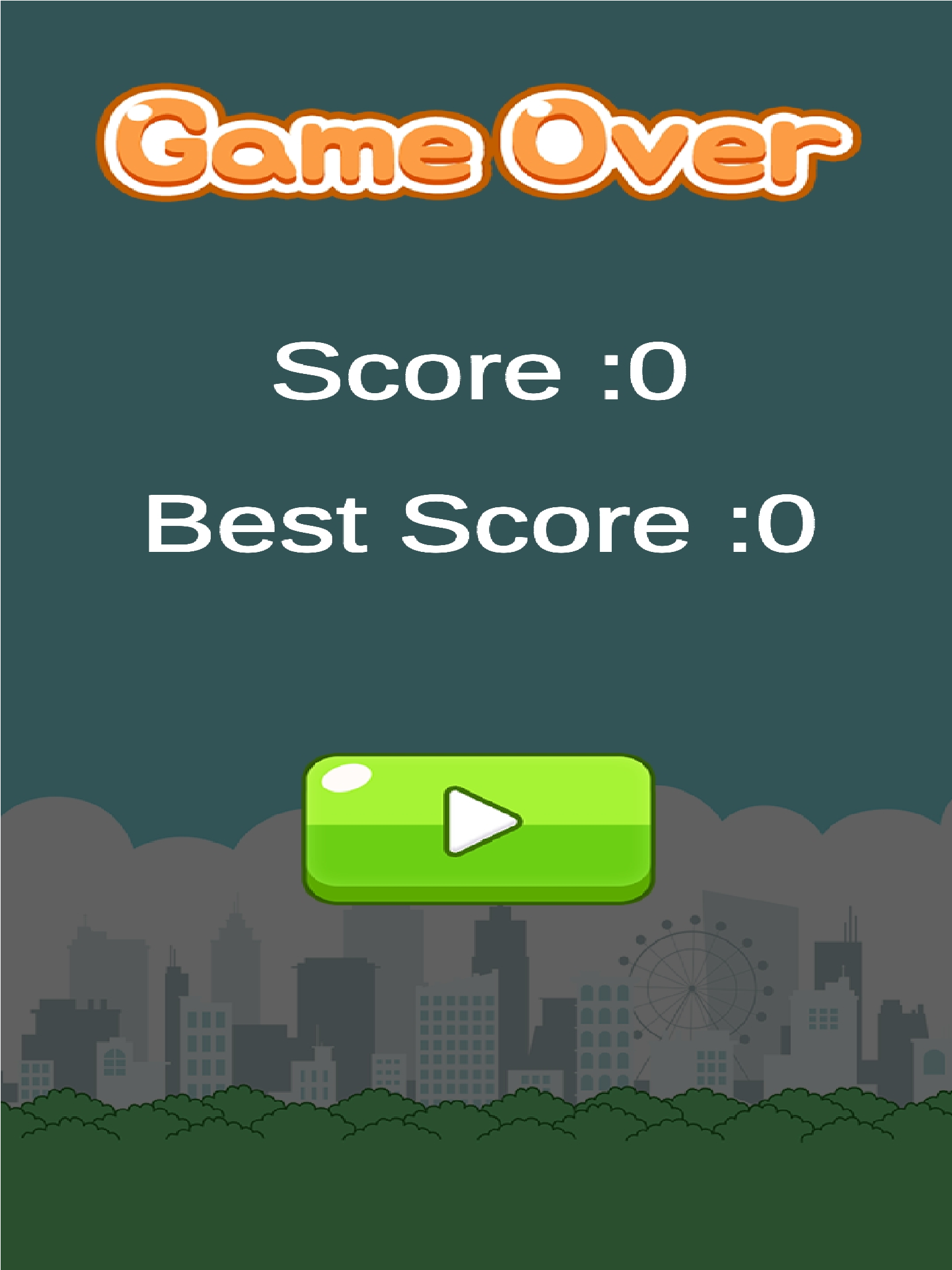 Captura de Tela do Jogo MJLappy Bird