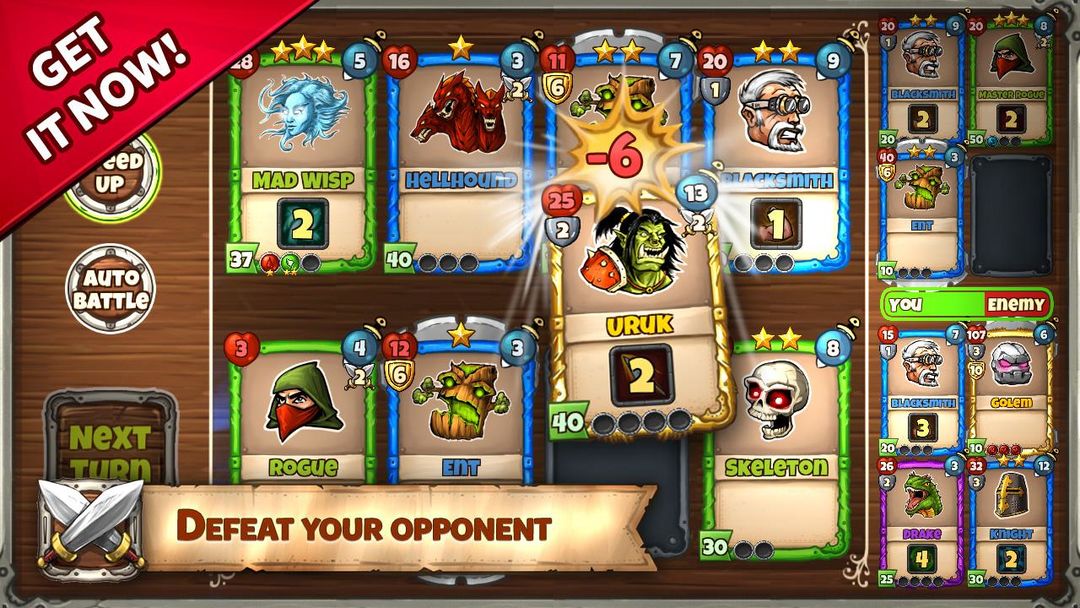 Screenshot of Dark Deck Dragon Loot Cards