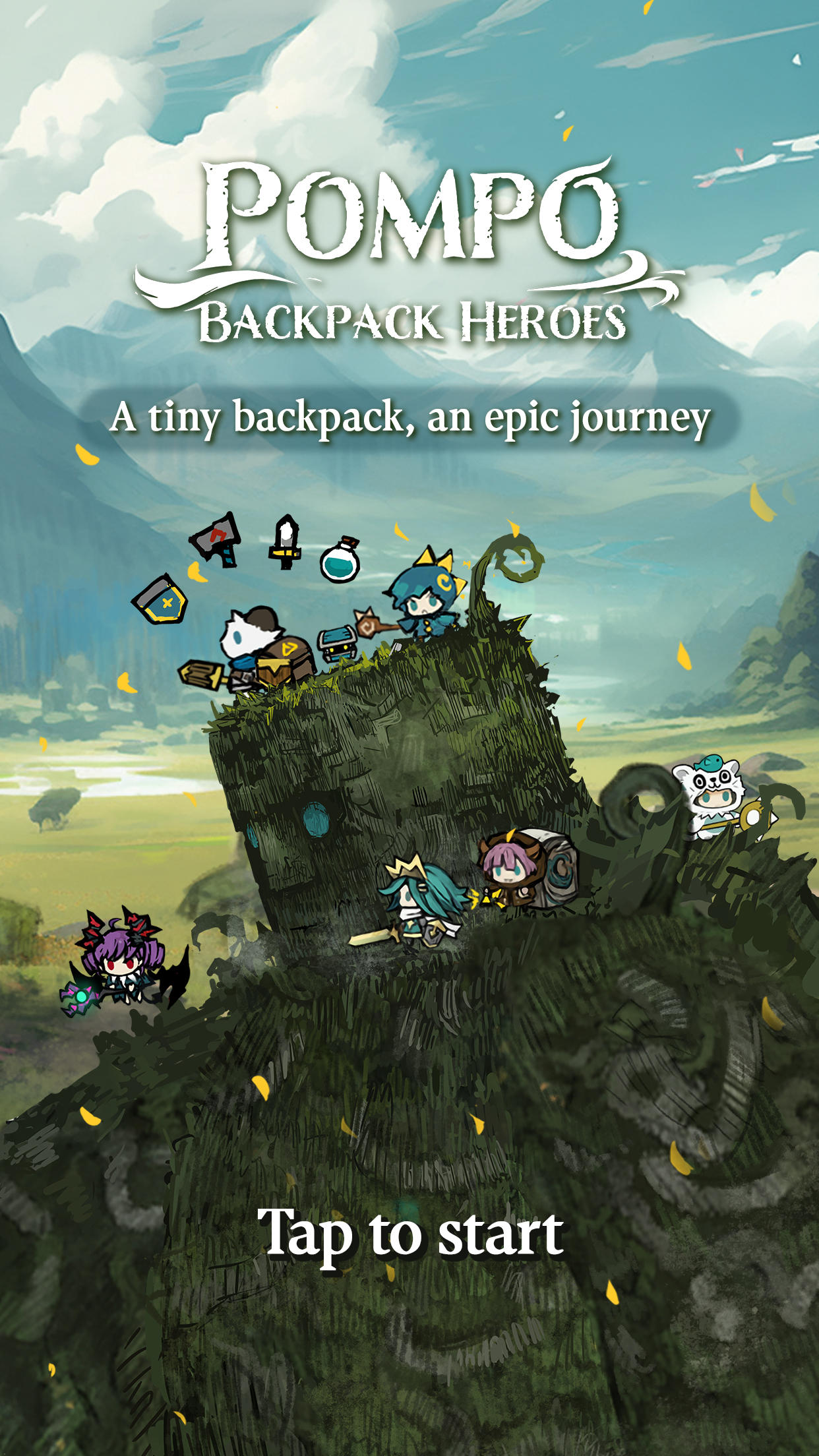 Скриншот игры Pompo: Backpack Heroes