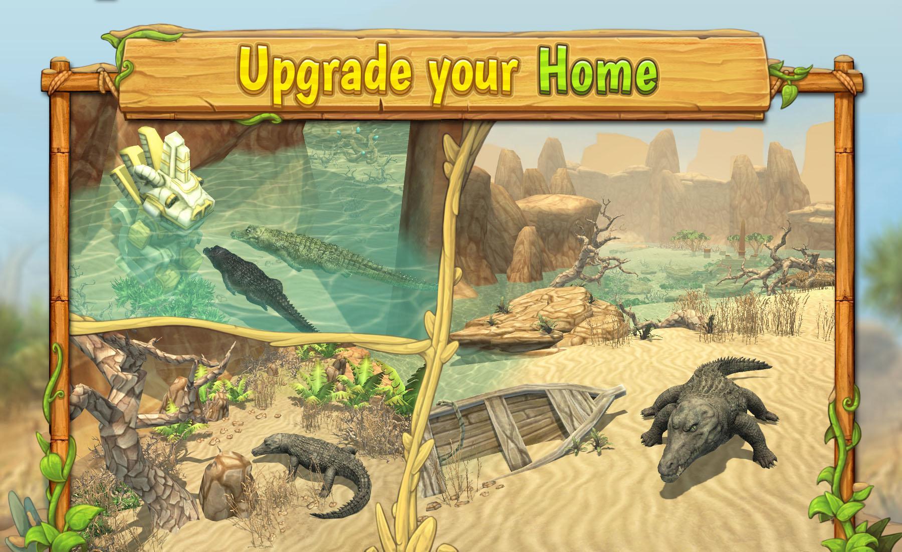 Crocodile Family Sim : Online Game Screenshot