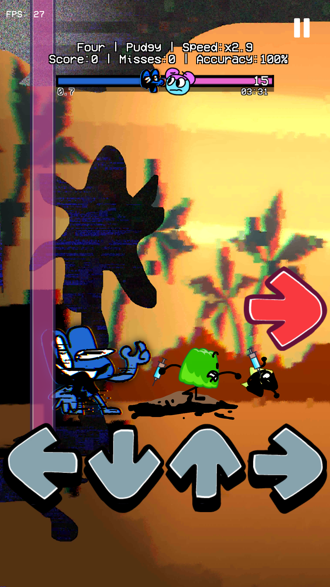 Screenshot of Corrupted Island Rap Battle V2