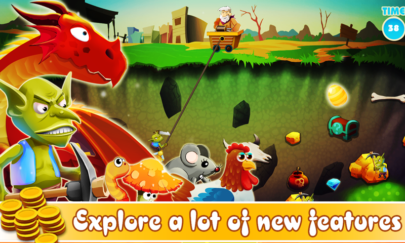 Gold Miner - Mine Quest Game Screenshot