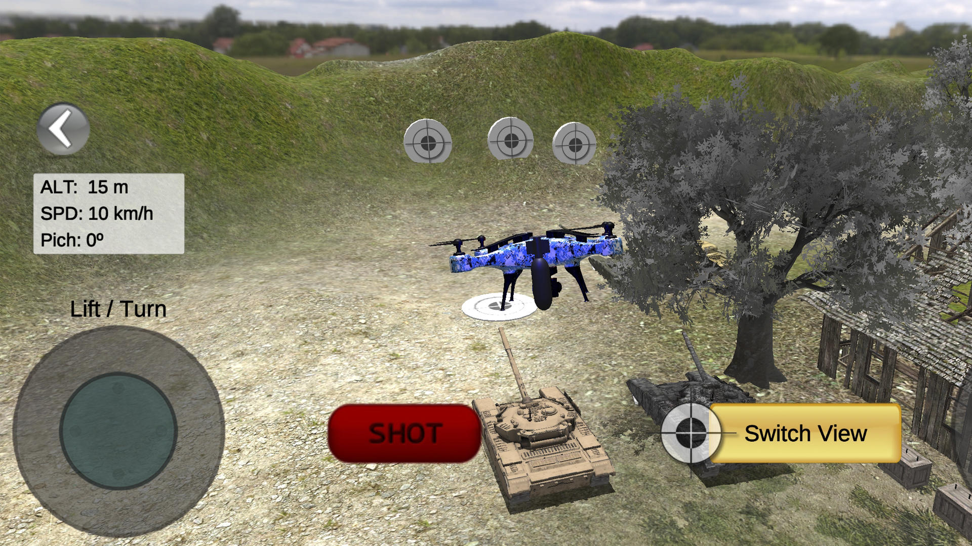 UADrone war drone simulator Game Screenshot