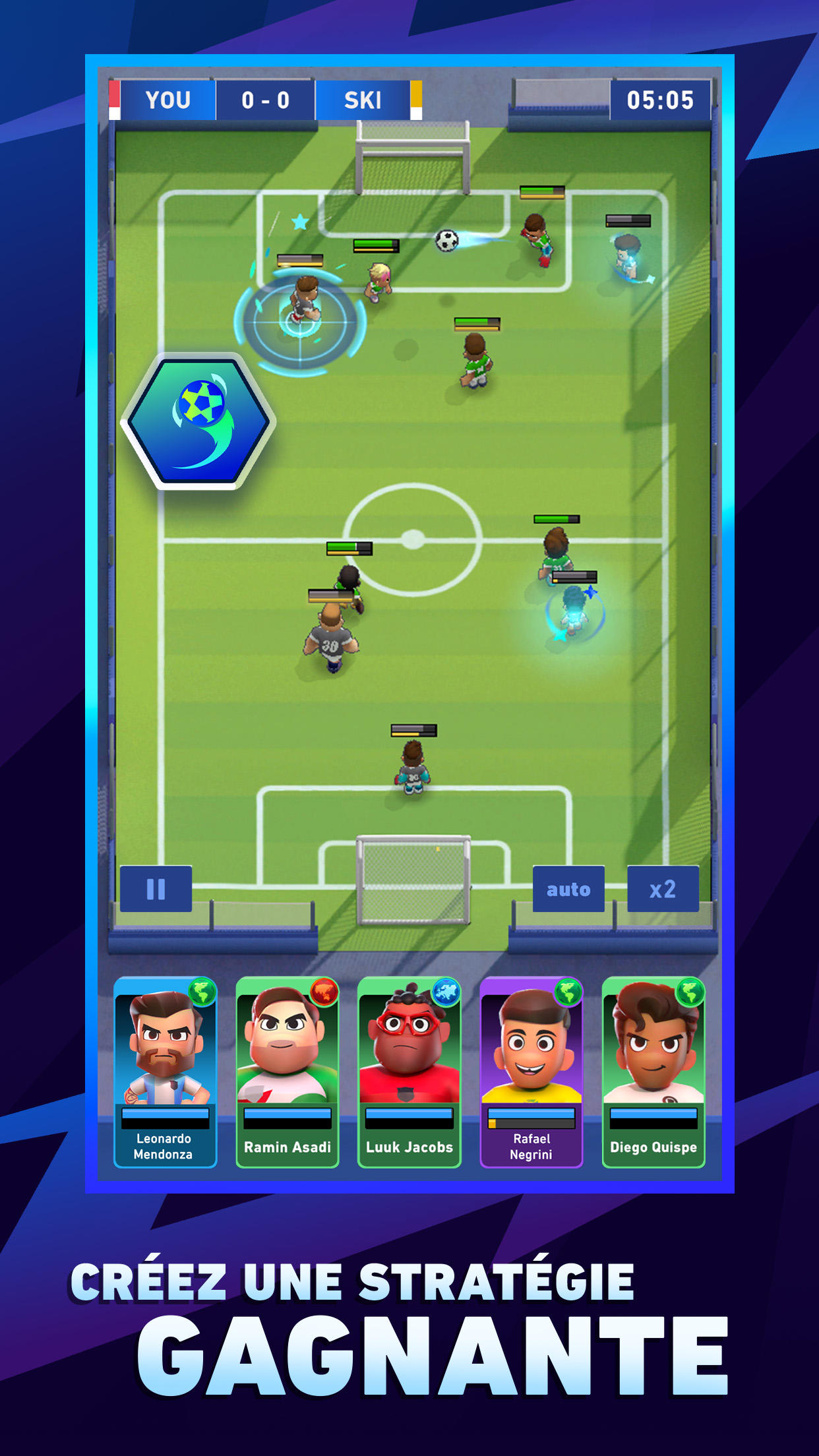 Screenshot 1 of AFK Football: Jeux Multijoueur 1.9.1