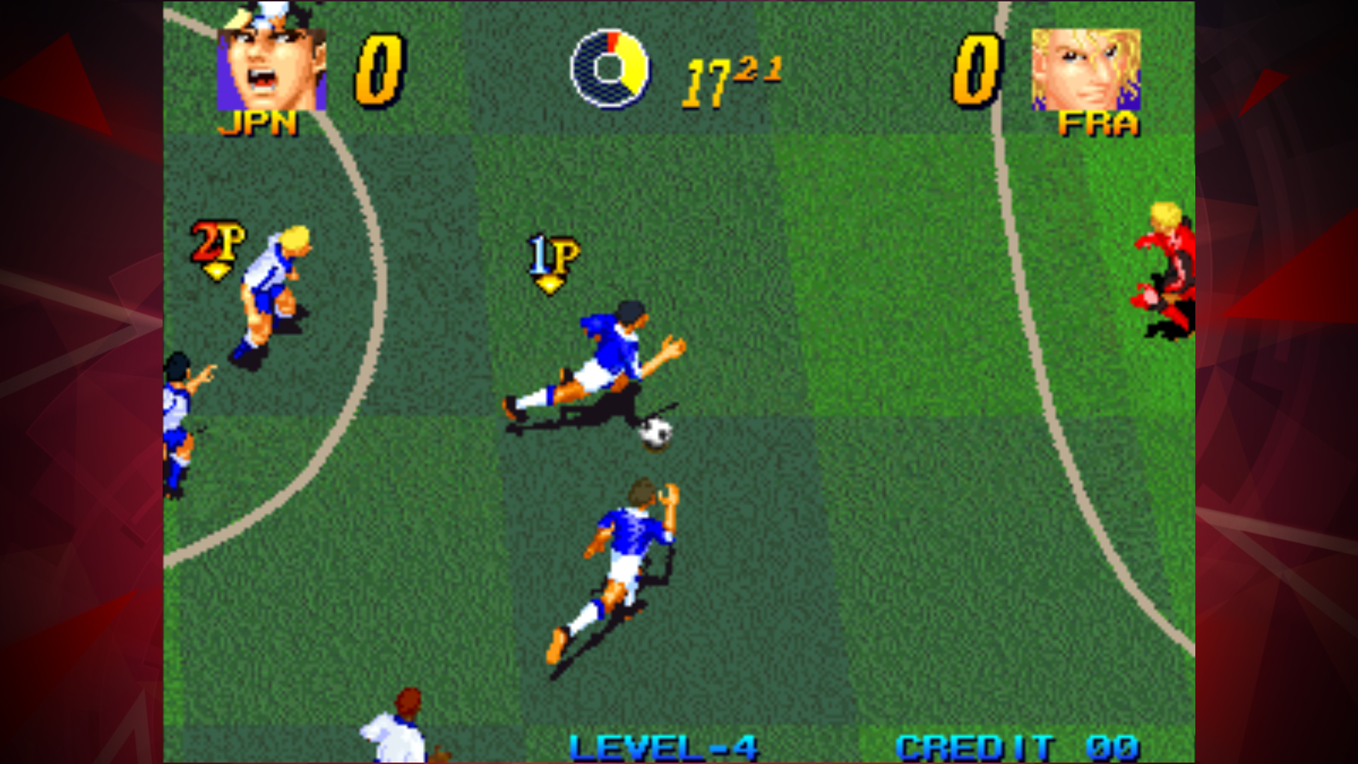 PLEASURE GOAL ACA NEOGEO Game Screenshot