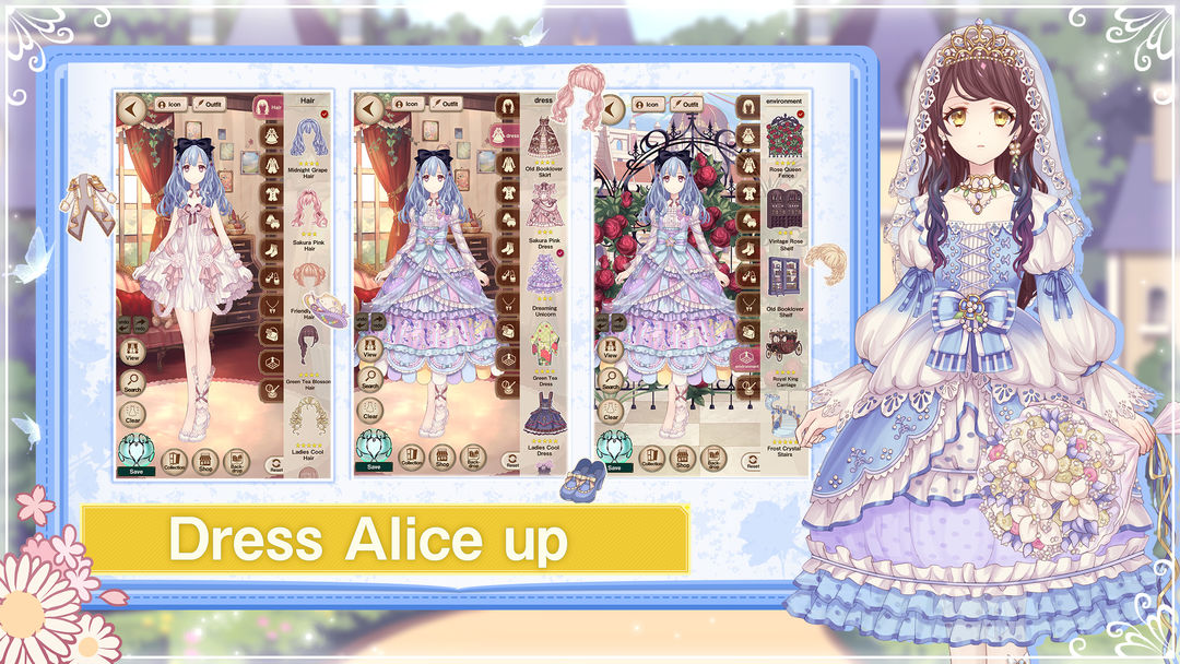 Alice Closet: Anime Dress Up 게임 스크린 샷