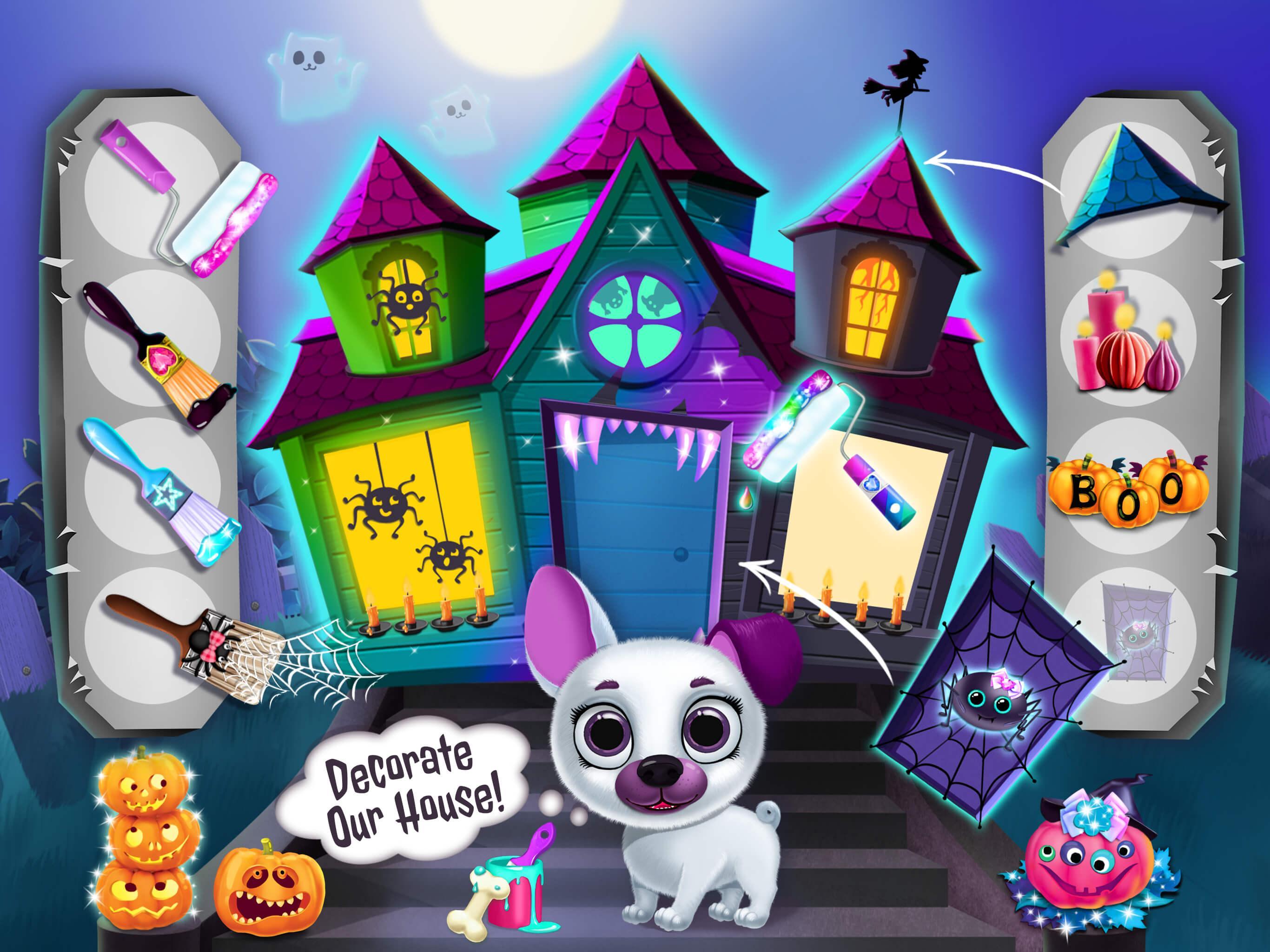 Cuplikan Layar Game Kiki & Fifi Halloween Salon