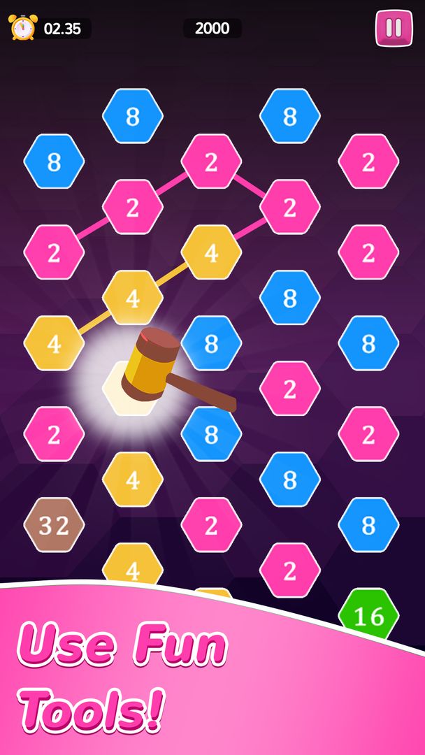 Screenshot of 2048 - 2248 Cube Winner Puzzle