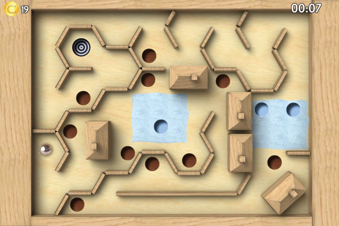 클래식 미로 3D 미로 - 나무 퍼즐 게임 스크린 샷