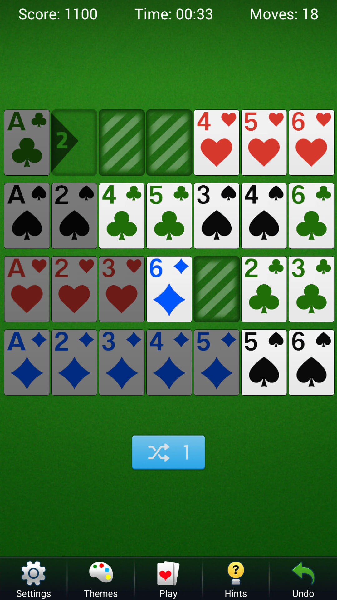 Cuplikan Layar Game Addiction Solitaire: Card Game