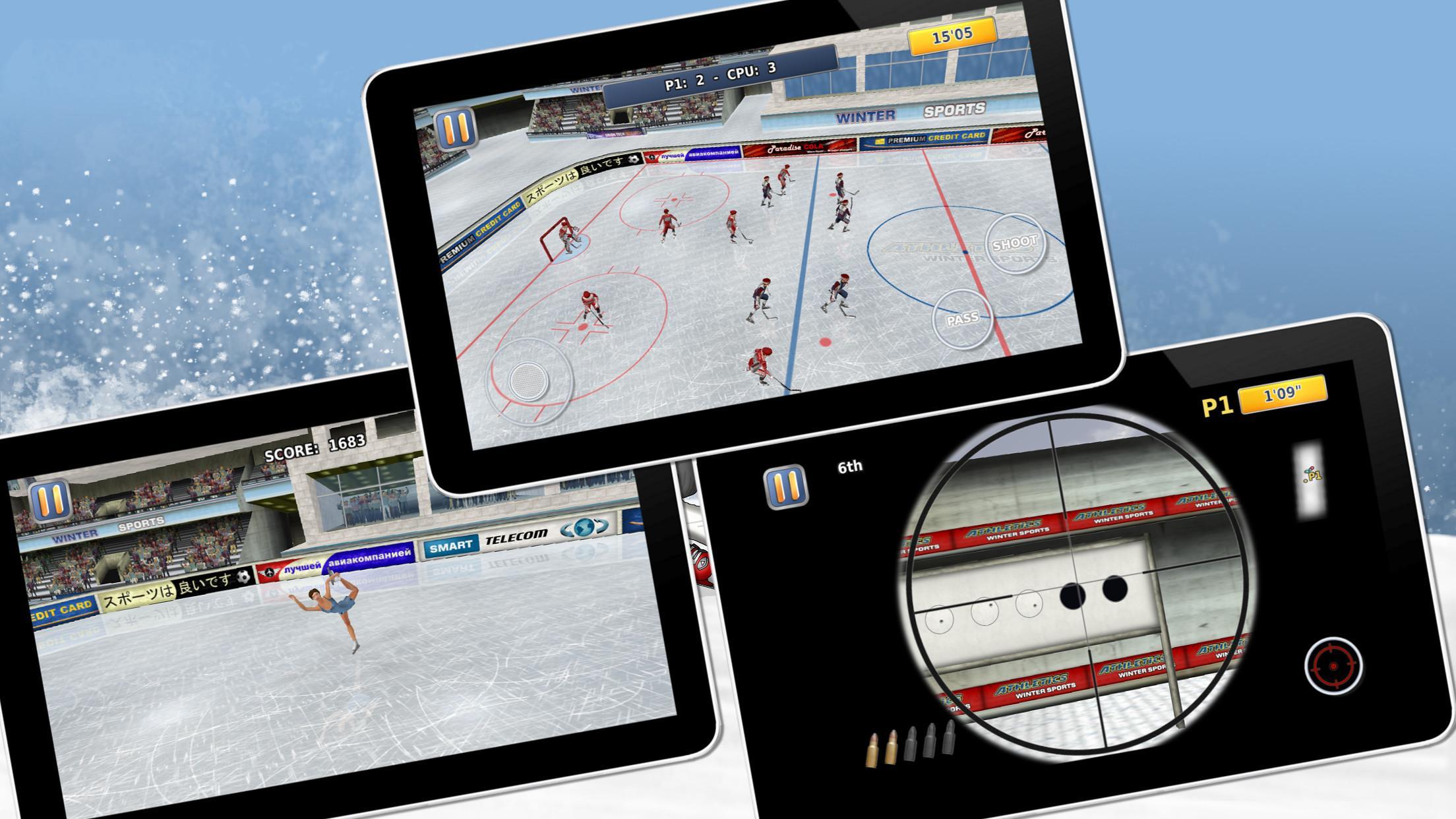 Athletics 2: Winter Sports Game Screenshot