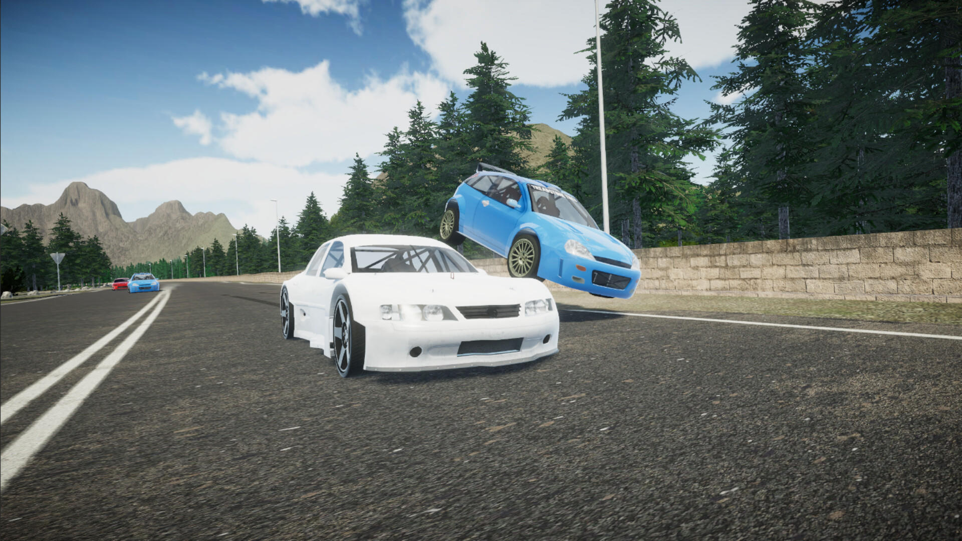 Screenshot of Bump and Run Racing