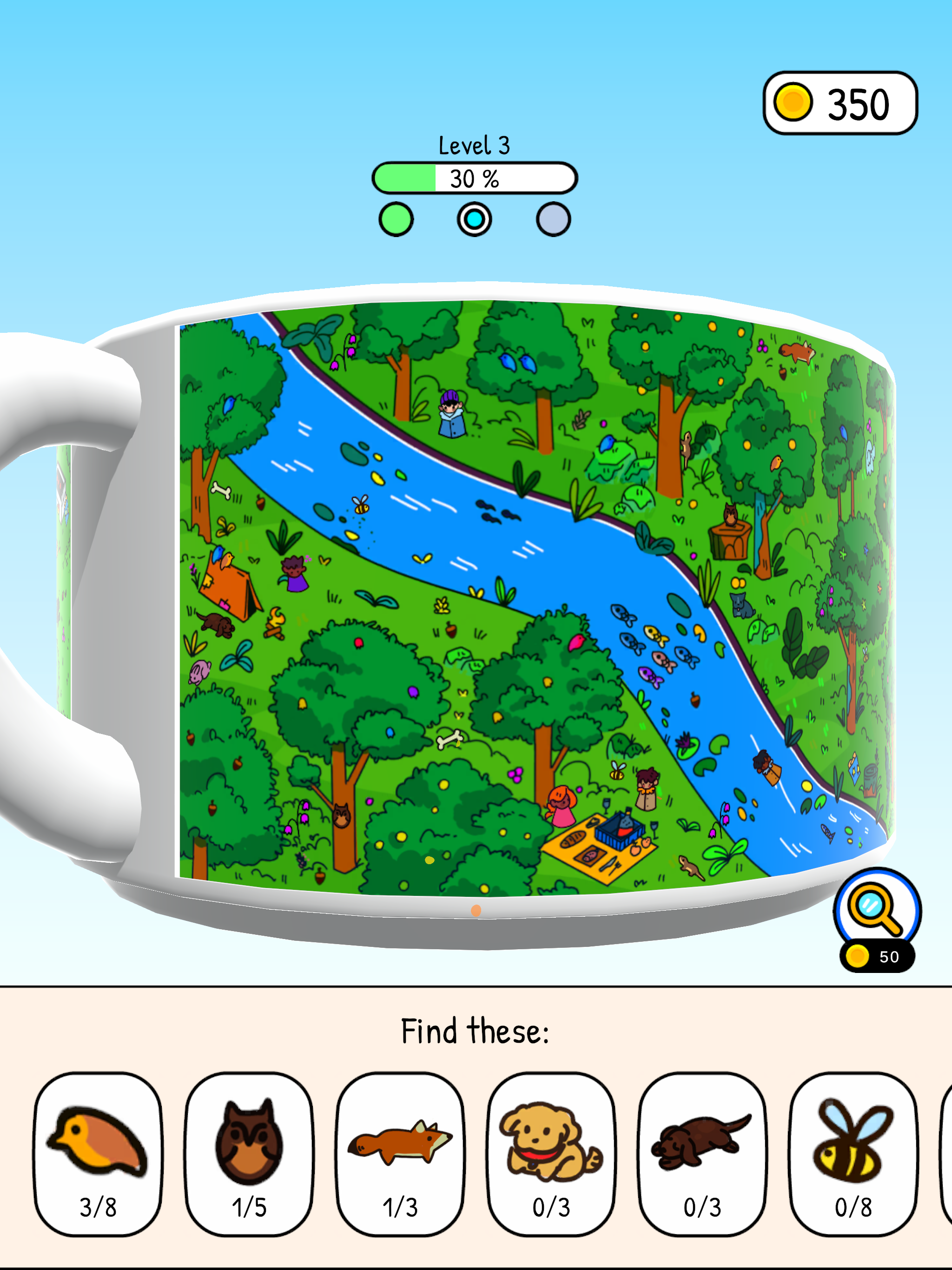 Cuplikan Layar Game Hidden Art 3D