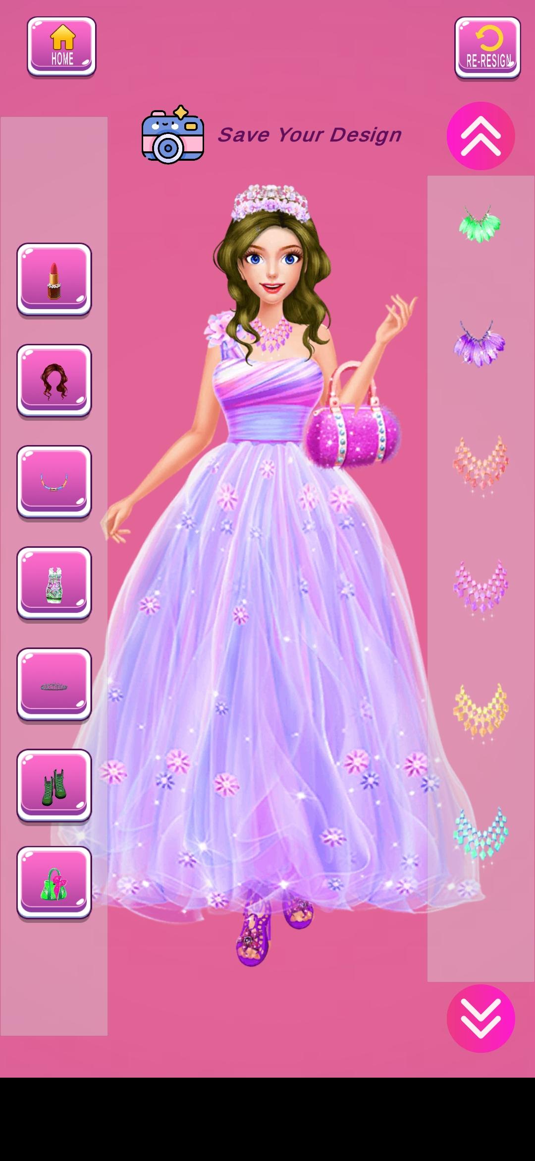Screenshot of Dress Up Doll Makeover 2023