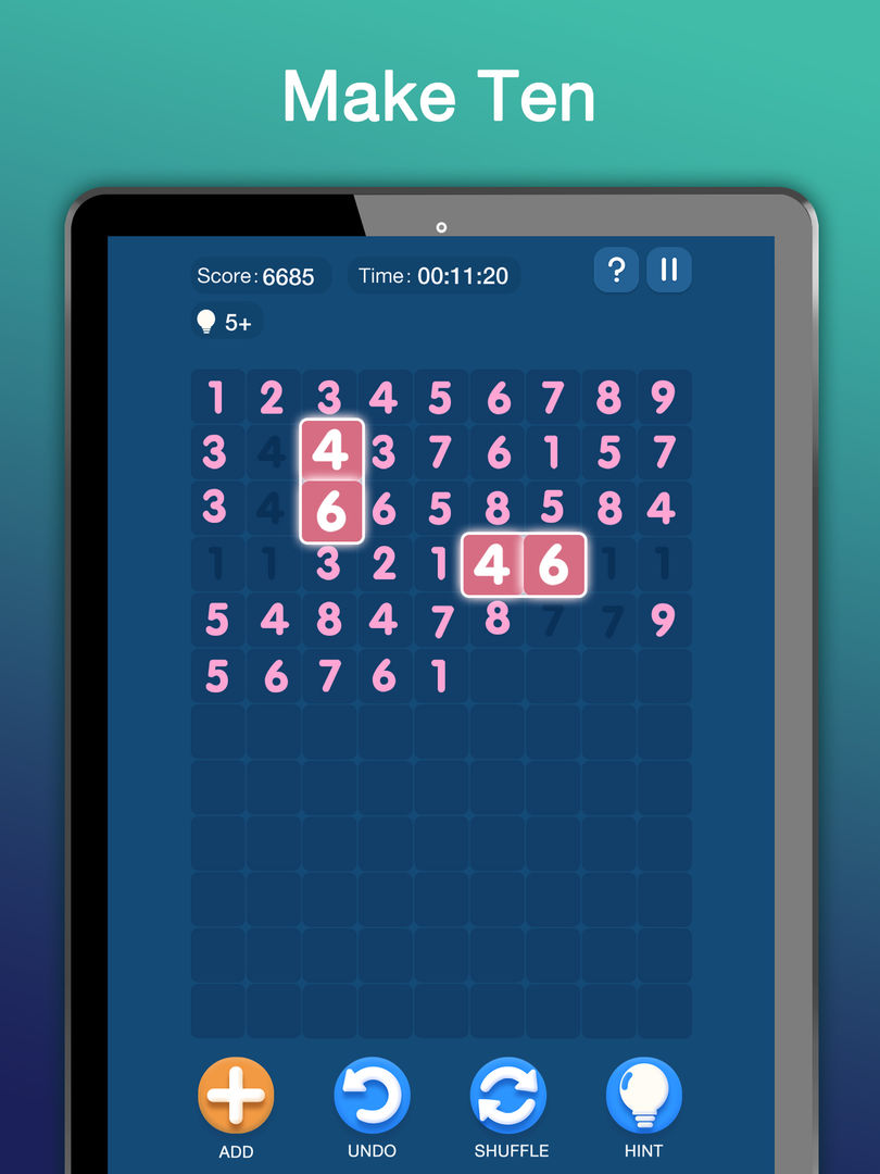Match Ten - Number Puzzle 게임 스크린 샷