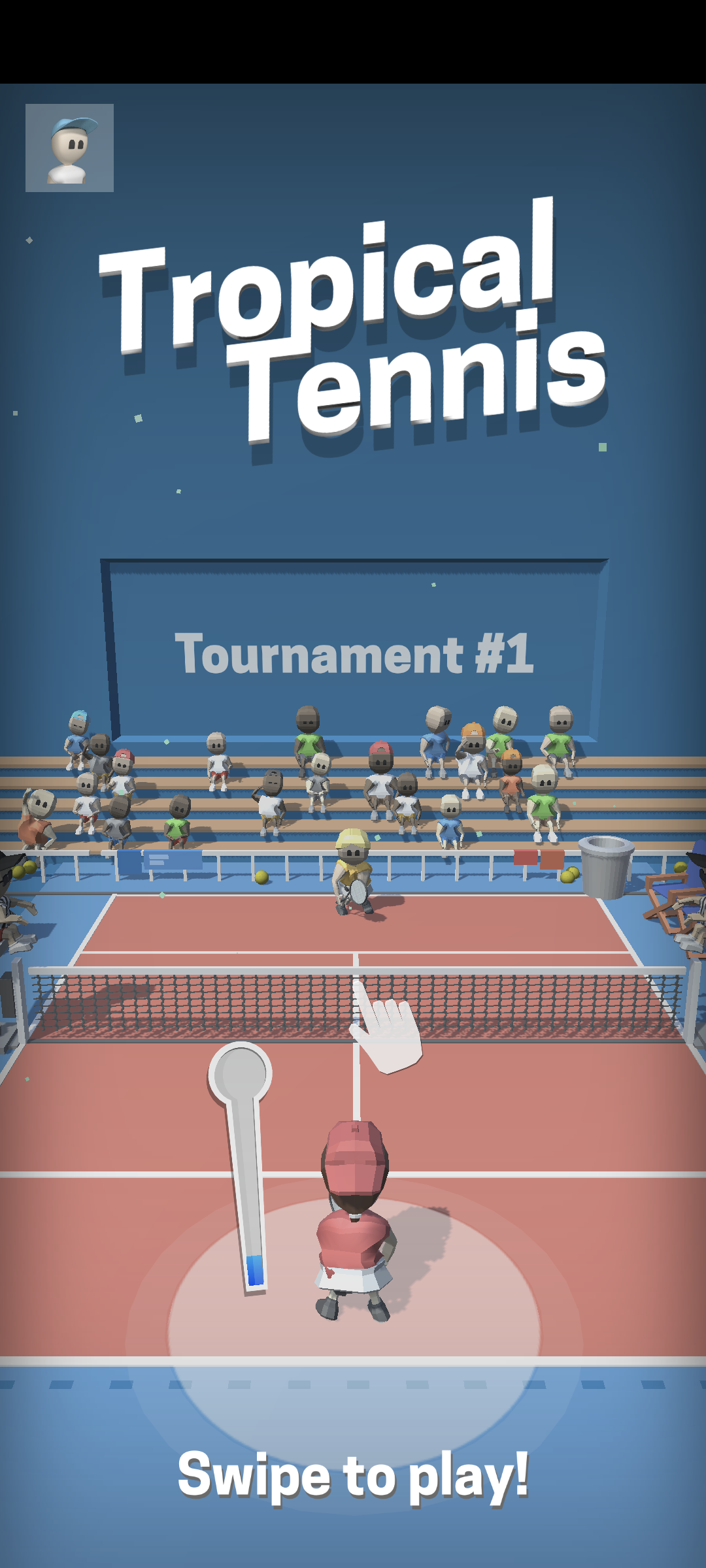 Cuplikan Layar Game Tennis Mobile