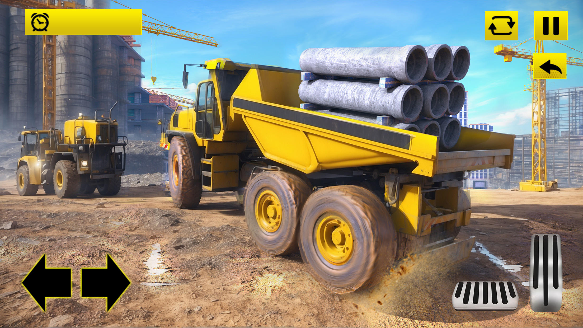 Heavy Dump Truck Simulator Game Screenshot
