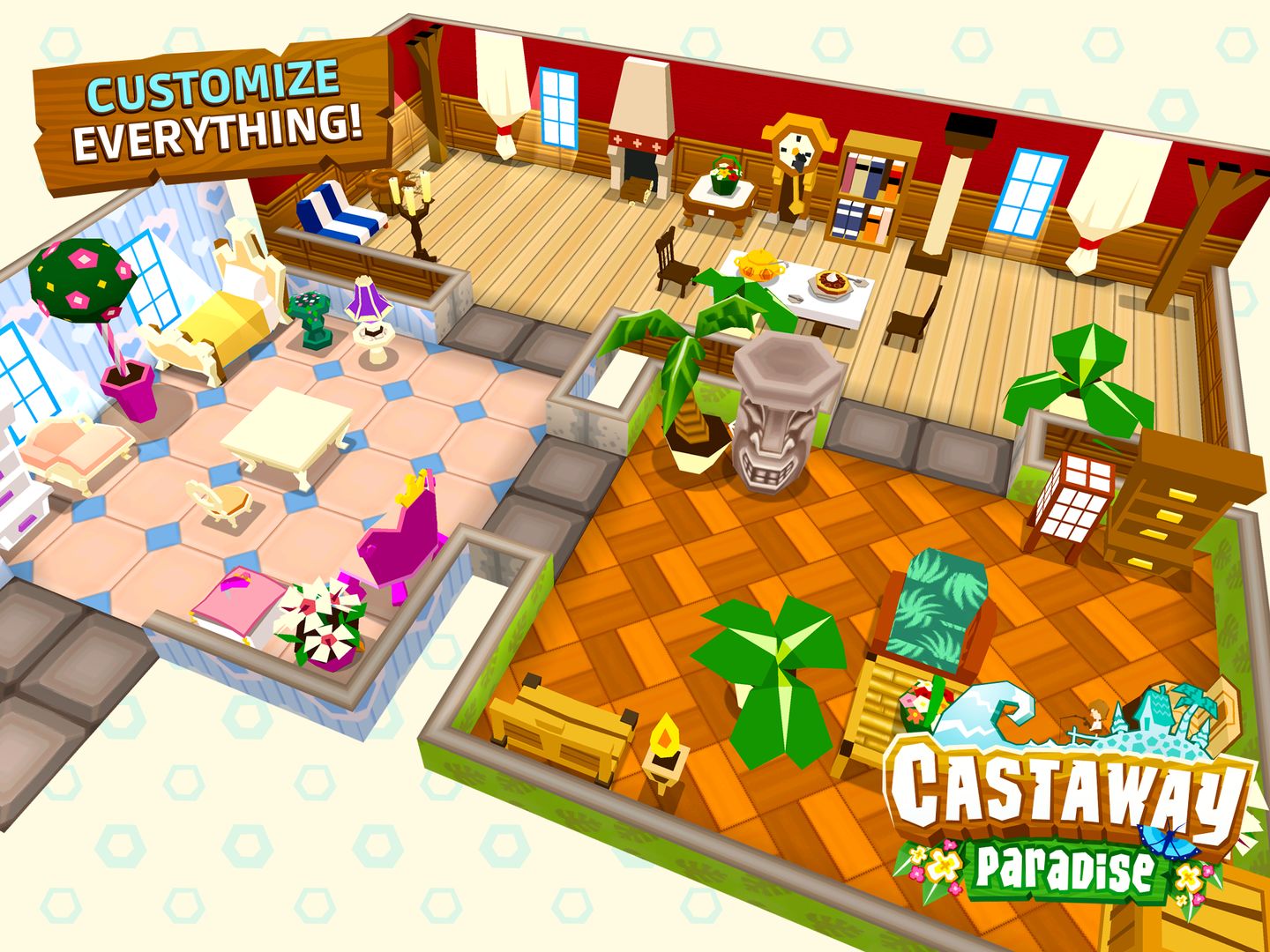 Screenshot of Castaway Paradise - Harvest, Animal Island Town